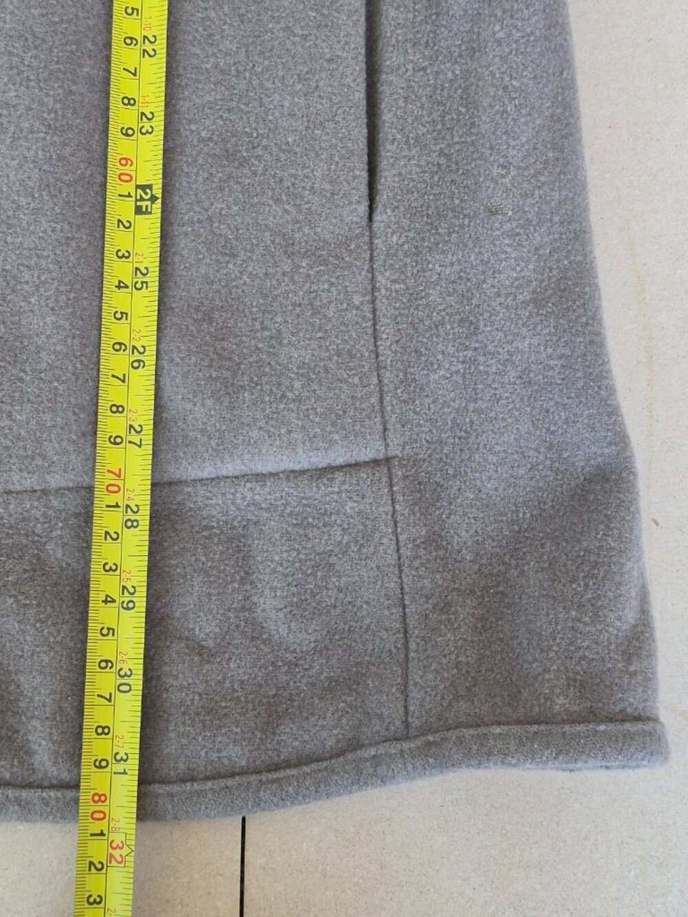 Eileen Fisher Womens S 100% Wool Open Front Jacket Taupe Shawl Collar Cardigan - Picture 8 of 8
